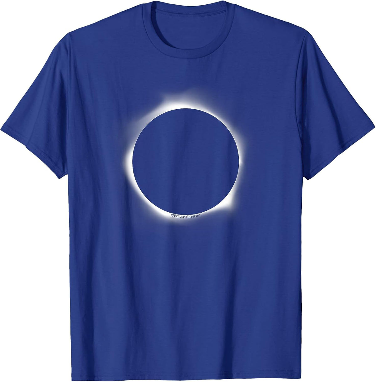 Circle Total Solar Eclipse Celestial Fanatic T Shirt T-Shirt - Royal Blue