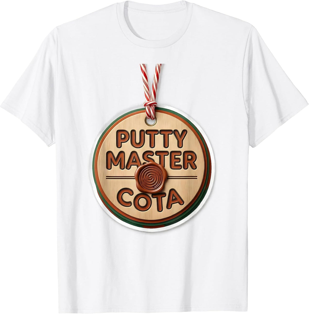 Men's Putty Master, COTA Occupational Therapist Christmas Holiday T-Shirt - White