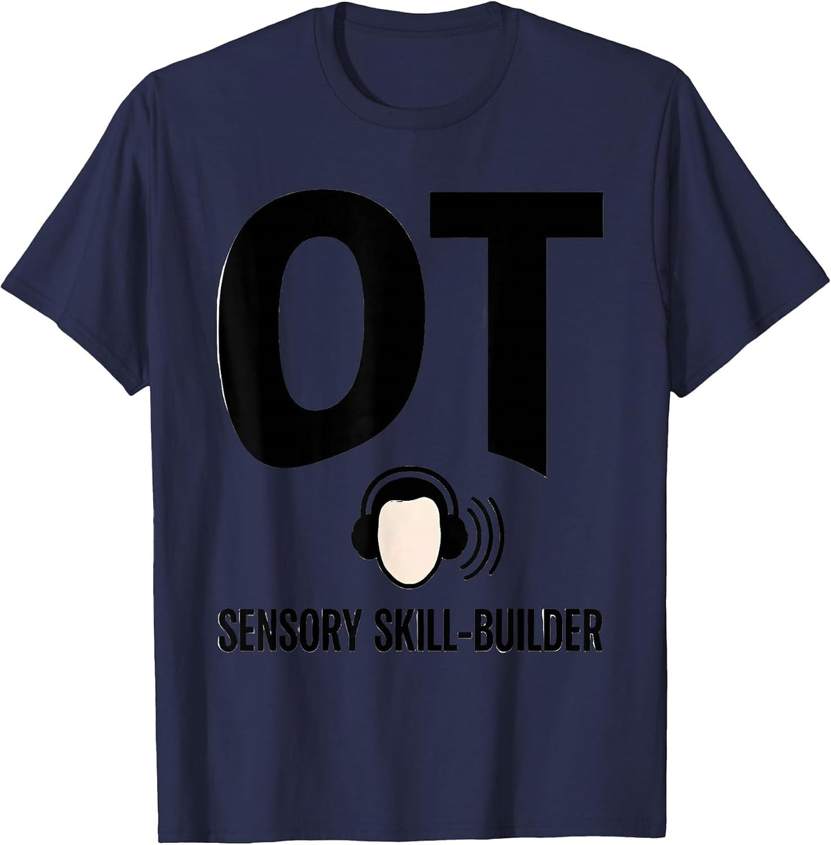 Men's OT Sensory Skill-Builder Occupational Therapy Professional T-Shirt - Navy Blue