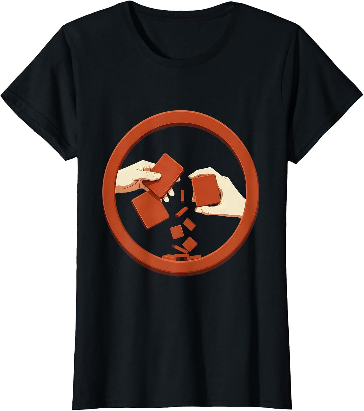 Women's Dyslexia Awareness Jumbled Letters Illustration T-Shirt - Black