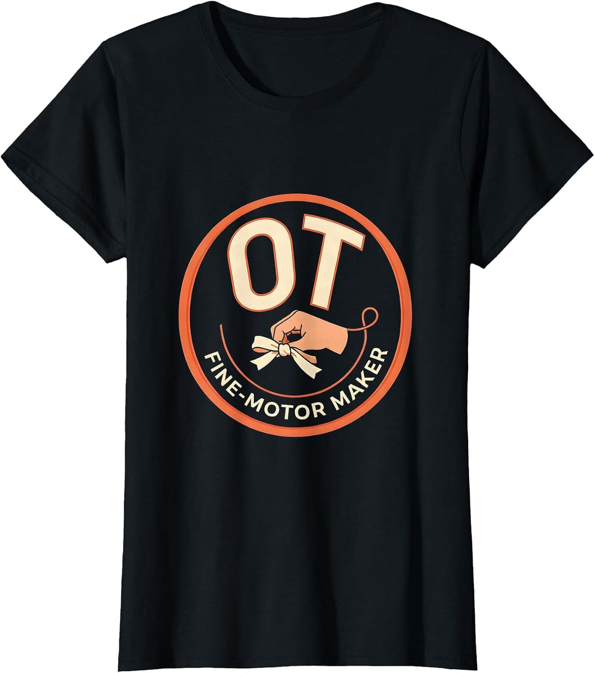 OT Fine-Motor Maker Occupational Therapy OT Month T-Shirt - Black