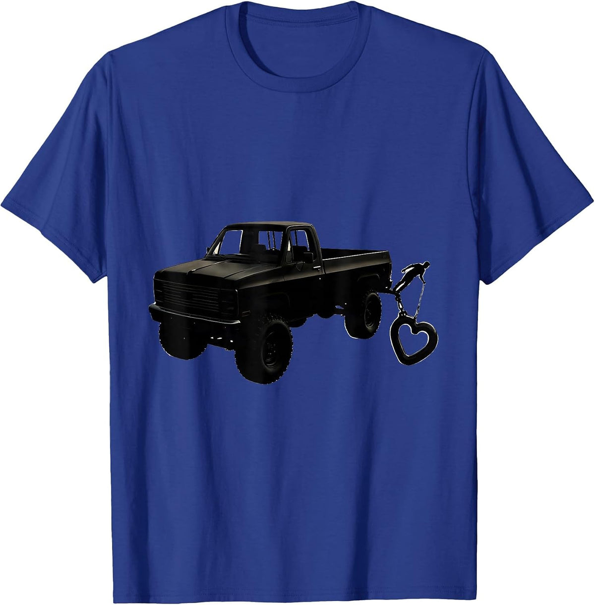 Men's Squarebody Pickup Truck Owner Funny Trucker Gift T-Shirt - Royal Blue