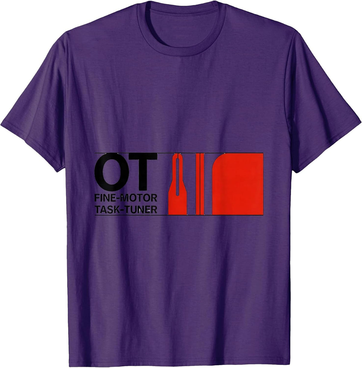 Men's OT, Fine-Motor Task-Tuner Occupational Therapy OT Therapist T-Shirt - Purple