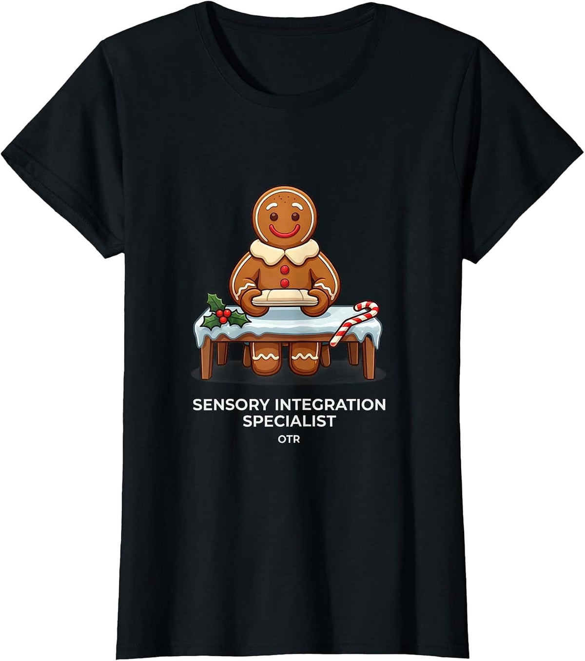 Sensory Integration Specialist OTR Occupational Therapist T-Shirt - Black