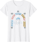 Women's PICU New Year Crew 2027 Funny Nurse ICU NICU New Year Eve T-Shirt - White