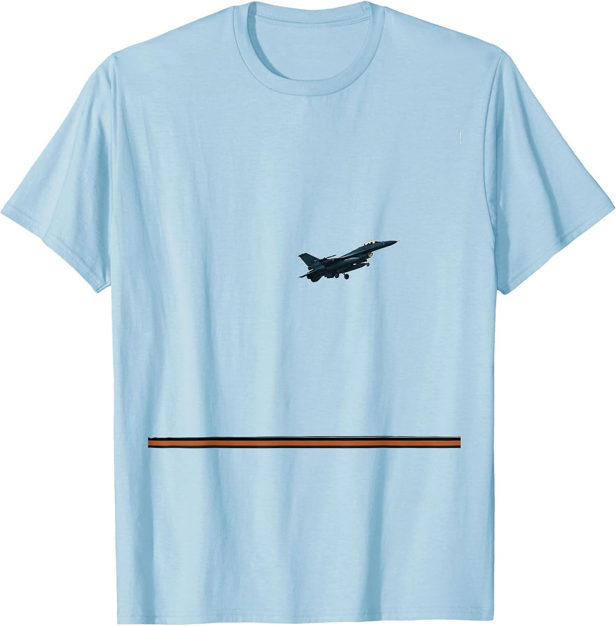 Men's I Still Check The Sky Funny Pilot Aviation Enthusiast T-Shirt - Baby Blue
