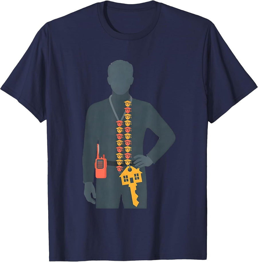 Principal Leader Office Humor Appreciation Gift T-Shirt - Navy Blue