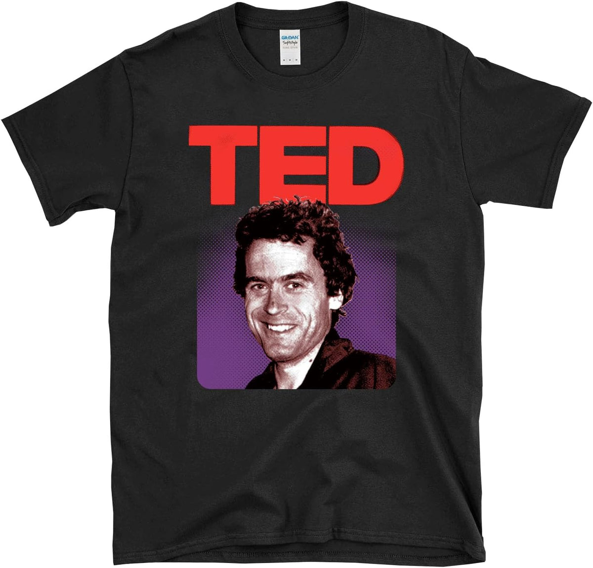 TED - Serial Killer True Crime Mug Shot - T-Shirt - Black