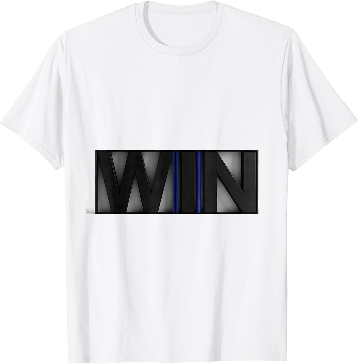Men's W-I-N Funny Science Chemistry Nerd Humor Periodic Table Gift T-Shirt - White