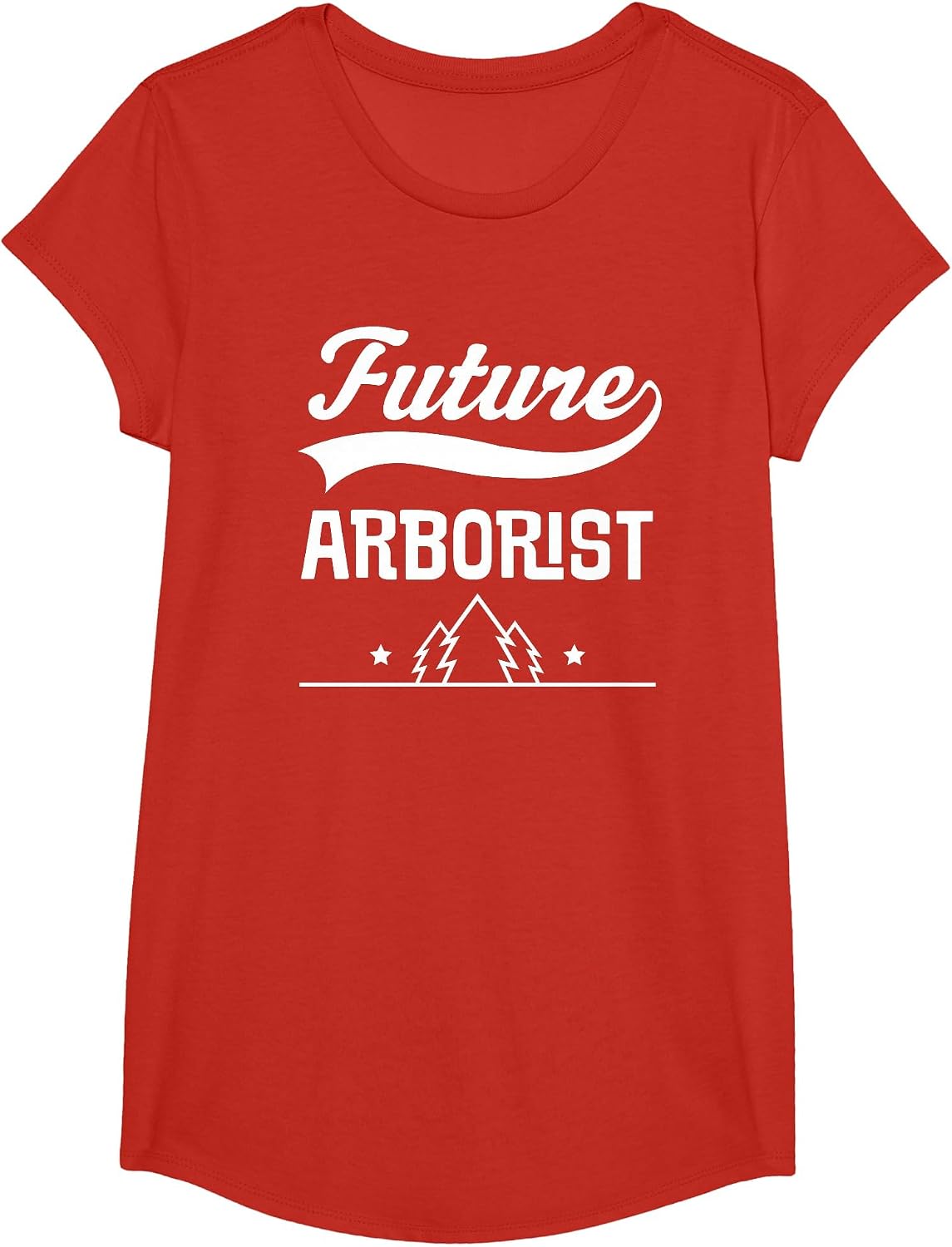 Future Arborist T-Shirt - Girls Red
