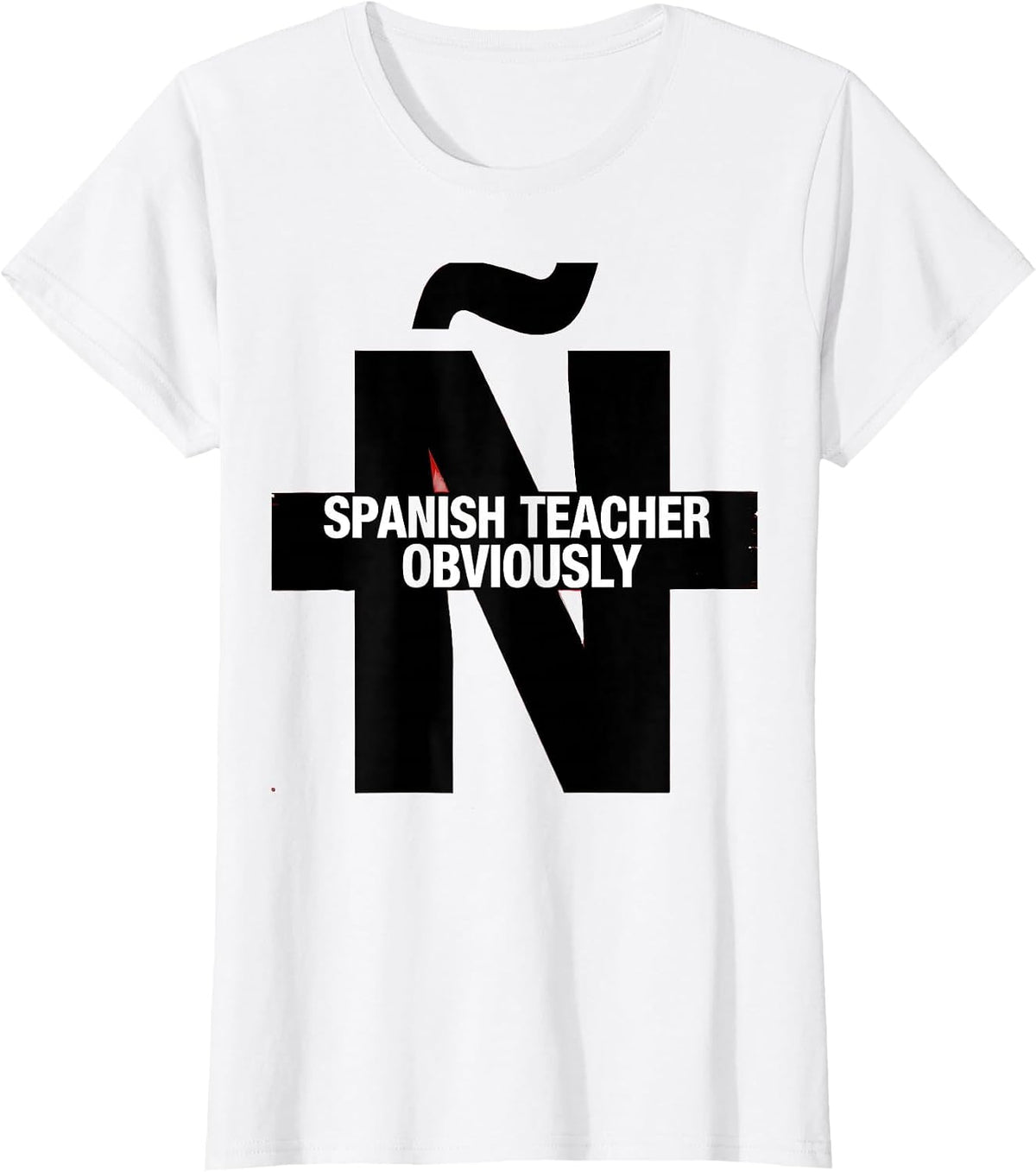 Spanish Teacher Proud Educator Graphic Design T-Shirt - White