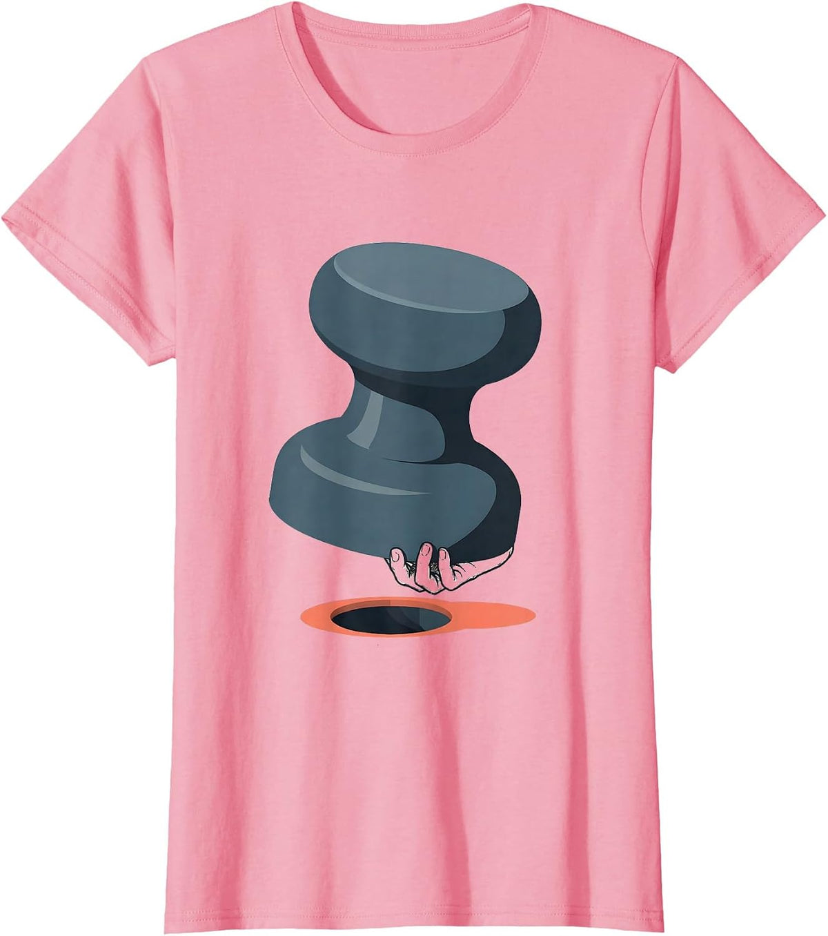 Women's Massive Peg Occupational Therapy Humor OT Month T-Shirt - Pink
