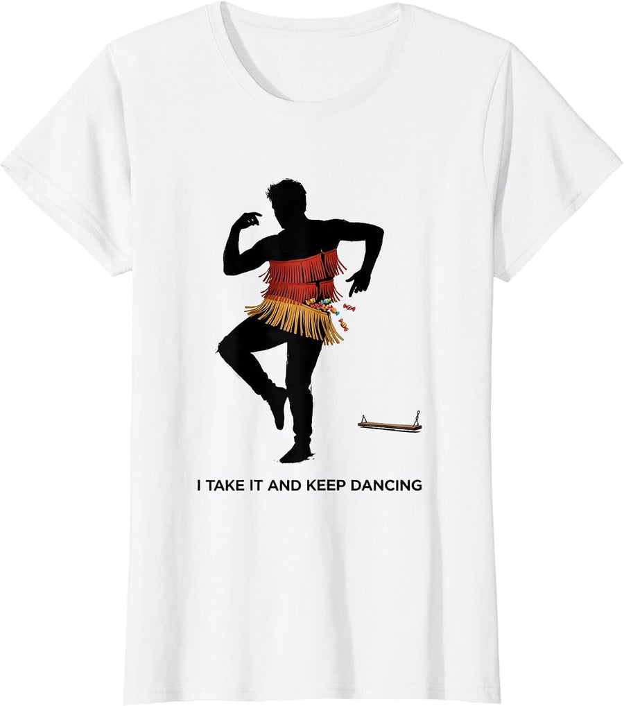 Women's I Take It And Keep Dancing Funny Cinco De Mayo Piñata Party T-Shirt - White