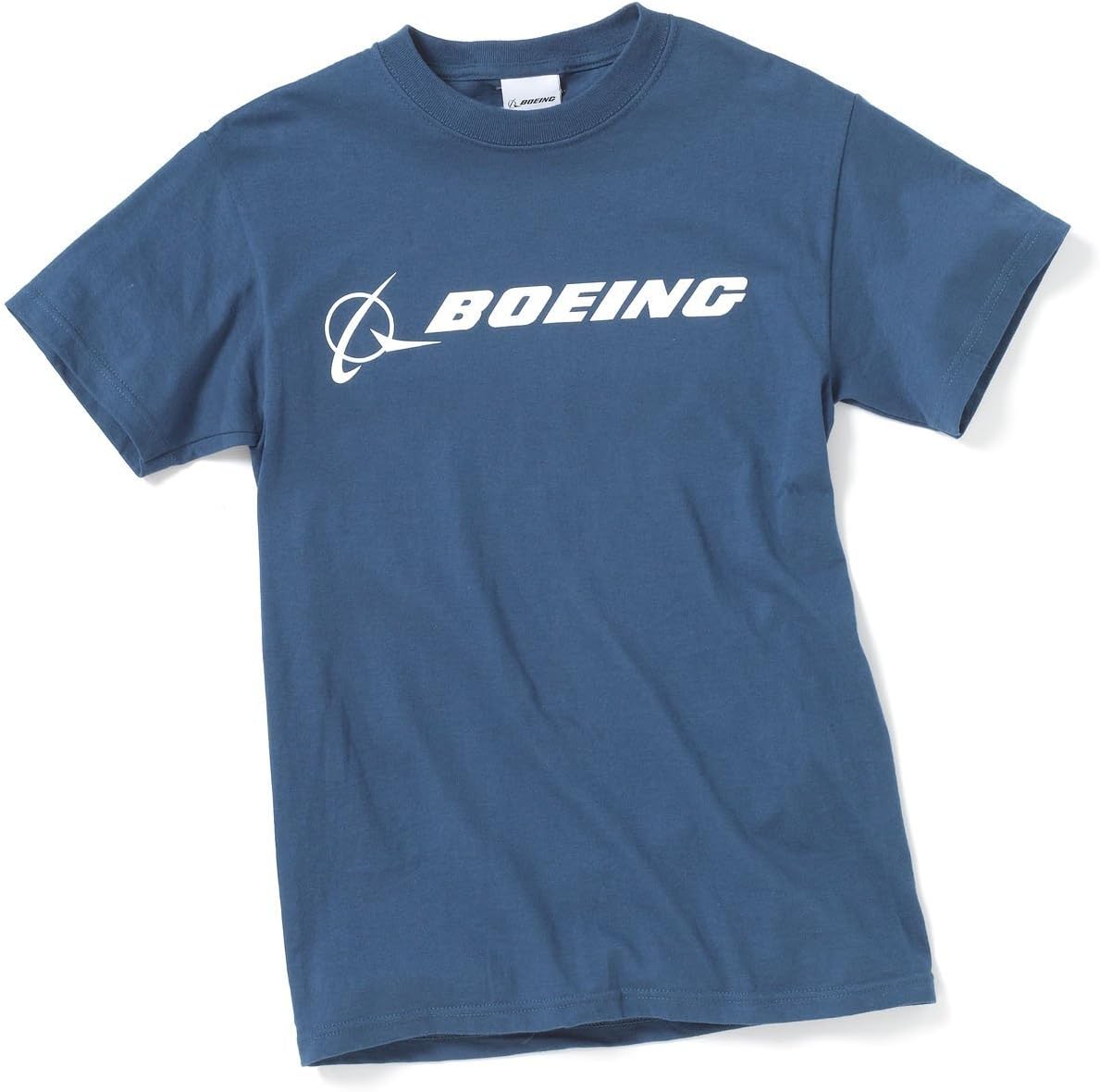 Boeing Signature T-Shirt Short Sleeve; Color- Blue Dusk, Size- S - As Pictured