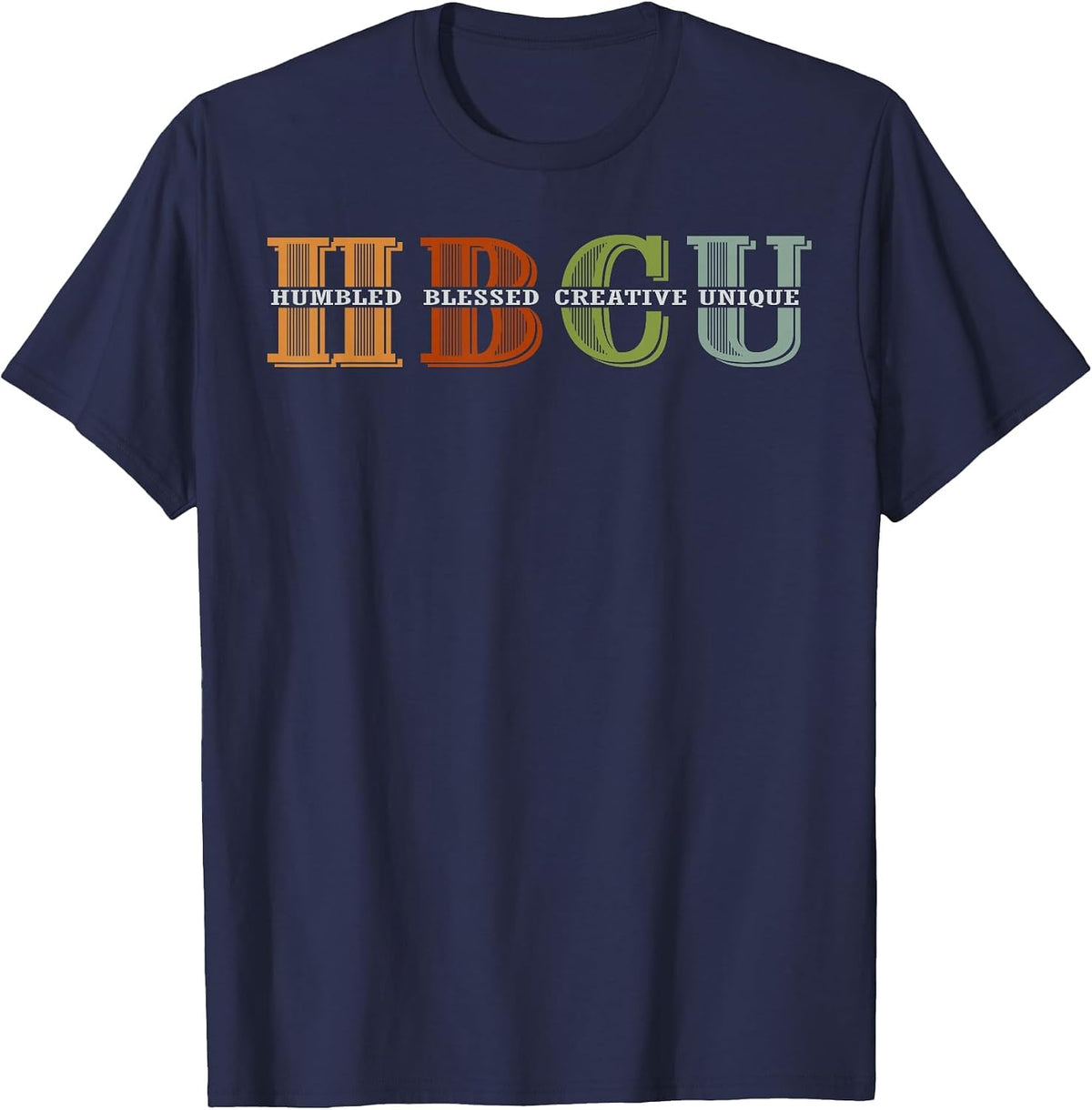 HBCU School Matters Historical Black College Alumni HBCU.ish T-Shirt - Navy Blue