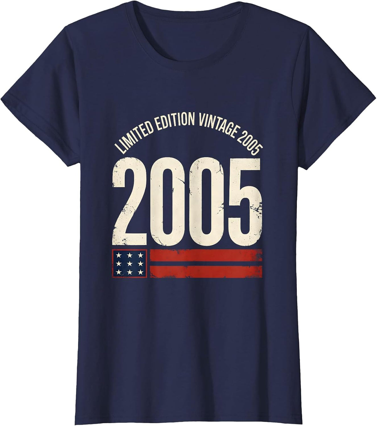 Women's LIMITED EDITION VINTAGE 2005 25th Birthday Gift Men Women 25 T-Shirt - Navy Blue