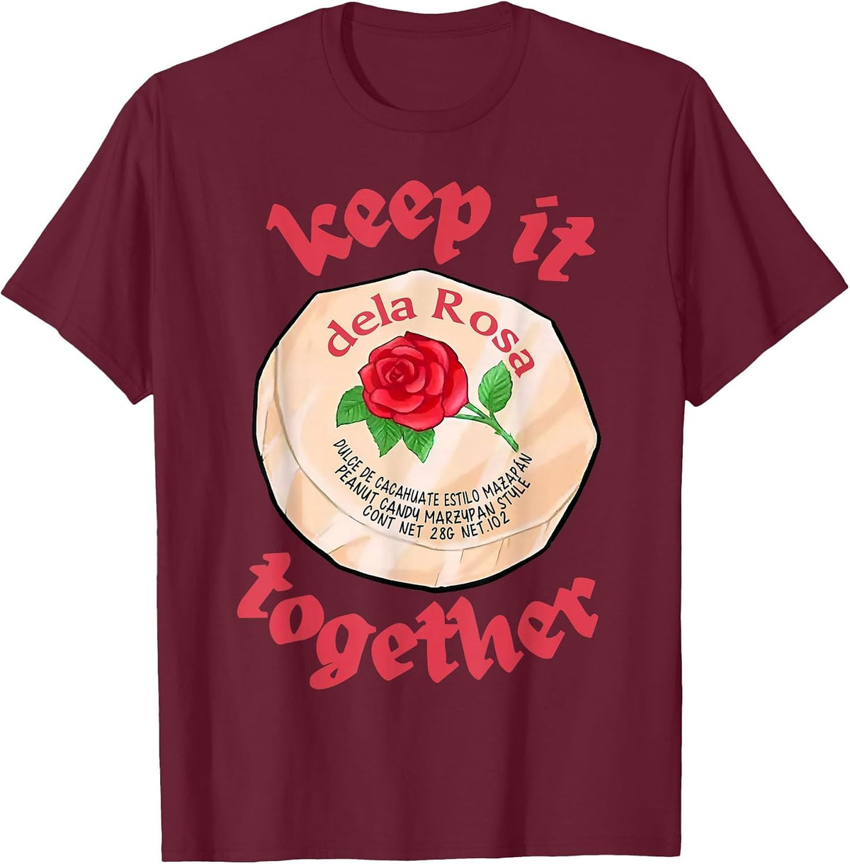 Keep It Together Spanish Teacher T-Shirt - Burgundy