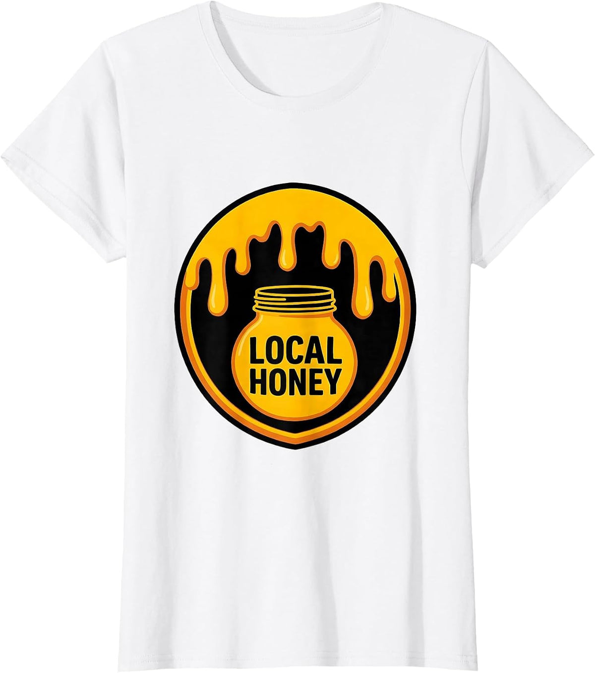 Women's Local Honey Costume Honey Jar Halloween Honeypot Funny DIY T-Shirt - White