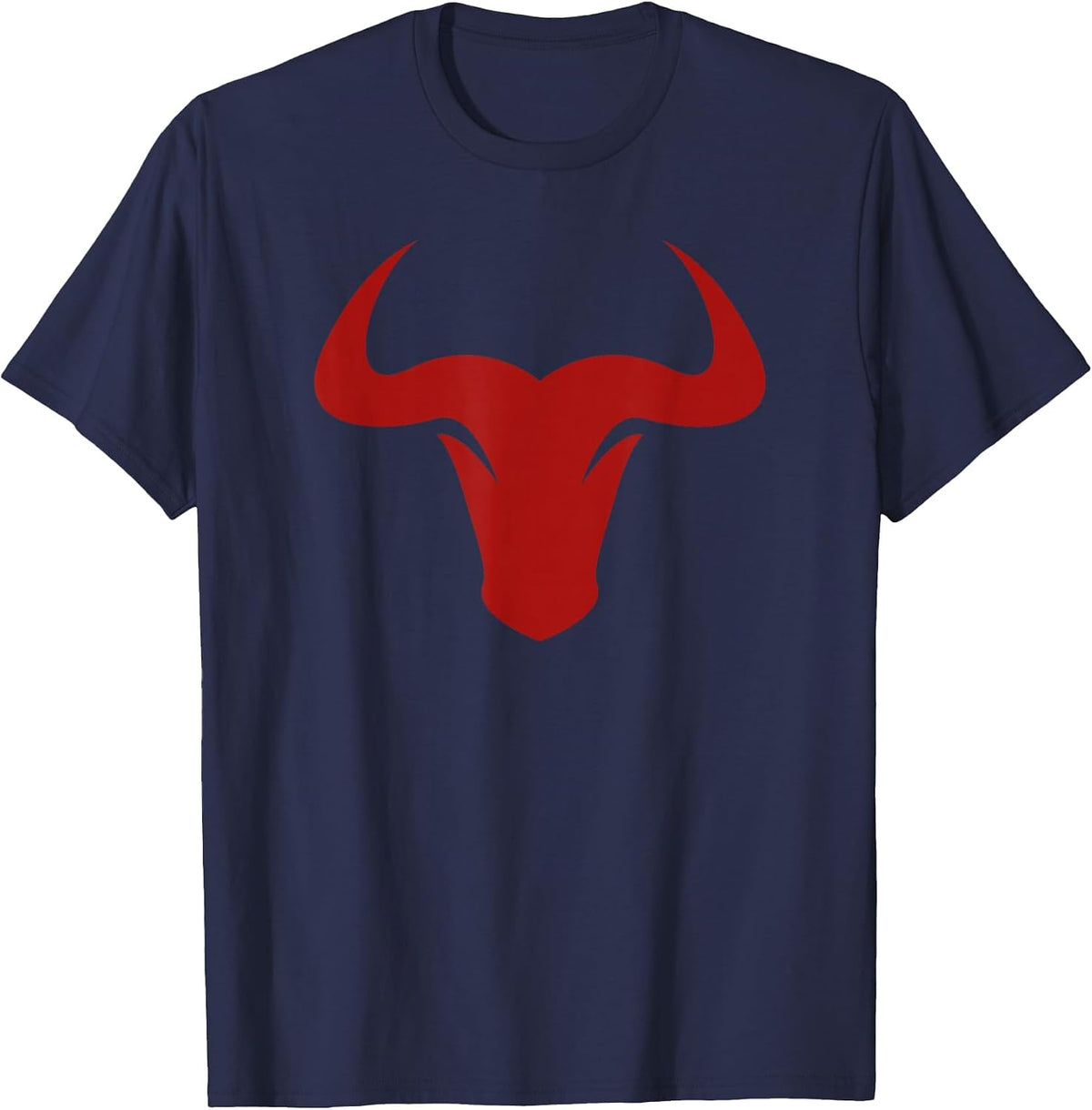 Athletic Bull Logo Graphic T-Shirt - Navy Blue