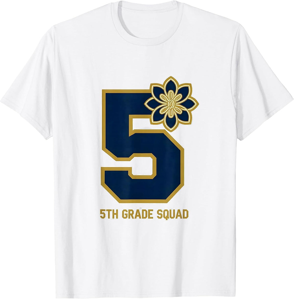 Men's 5th Grade Squad Sports Coquette Bow Back to School T-Shirt - White