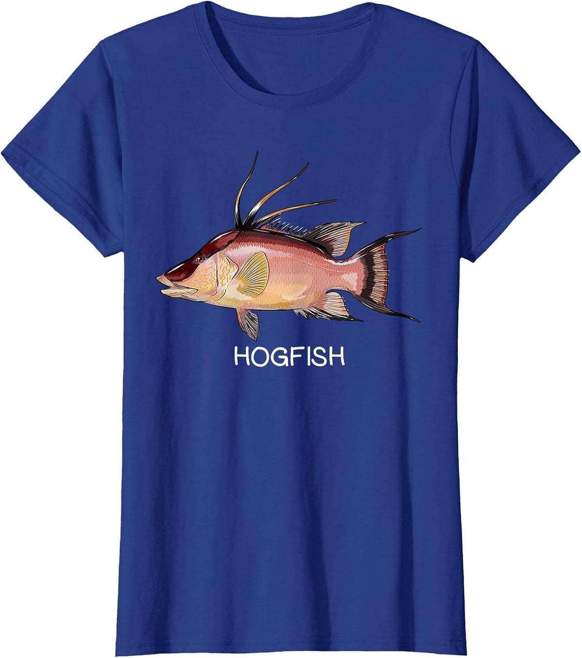 Hogfish Saltwater Game Fish T-Shirt - Royal Blue