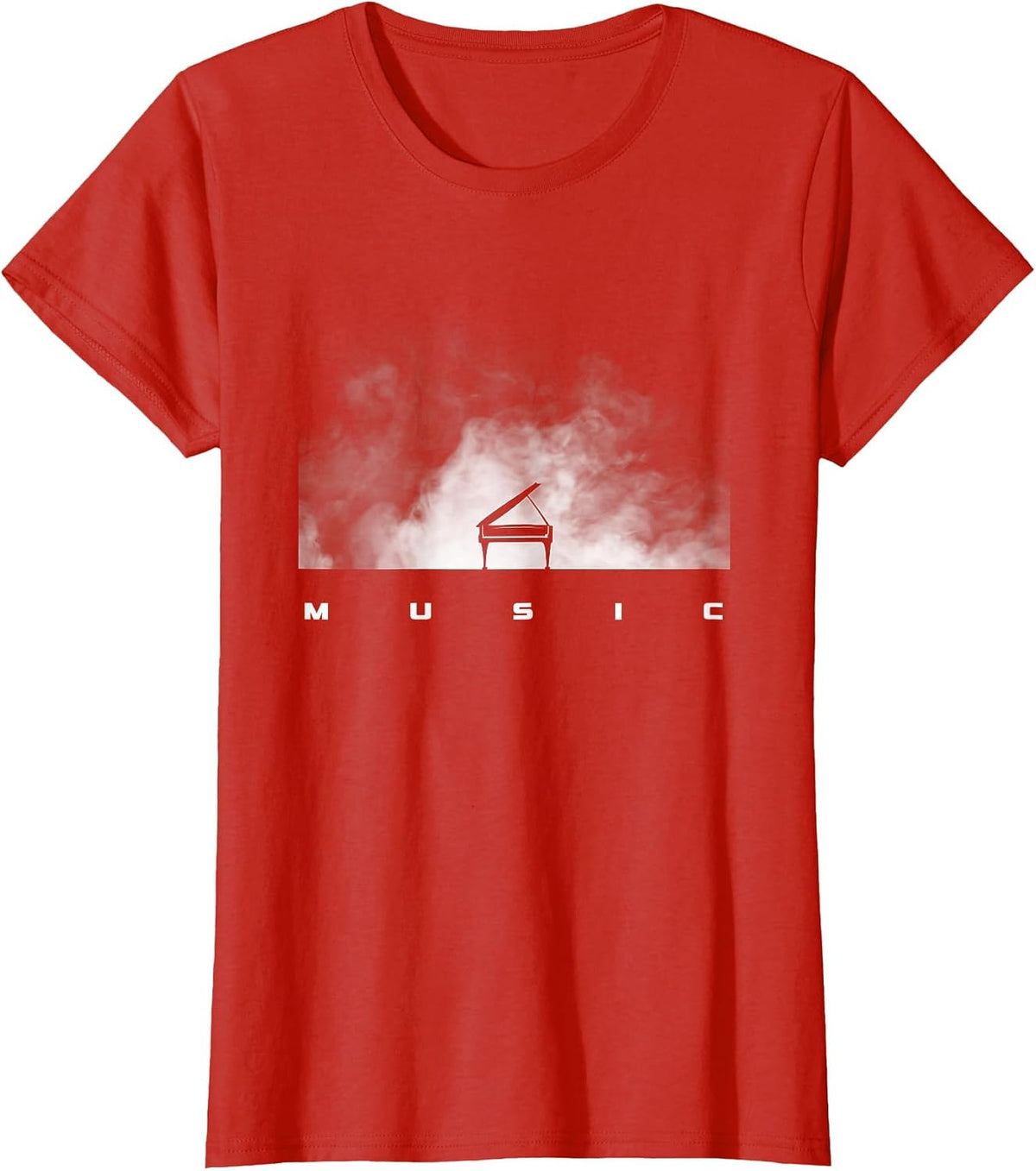 Music Pianist Piano T-Shirt - Red
