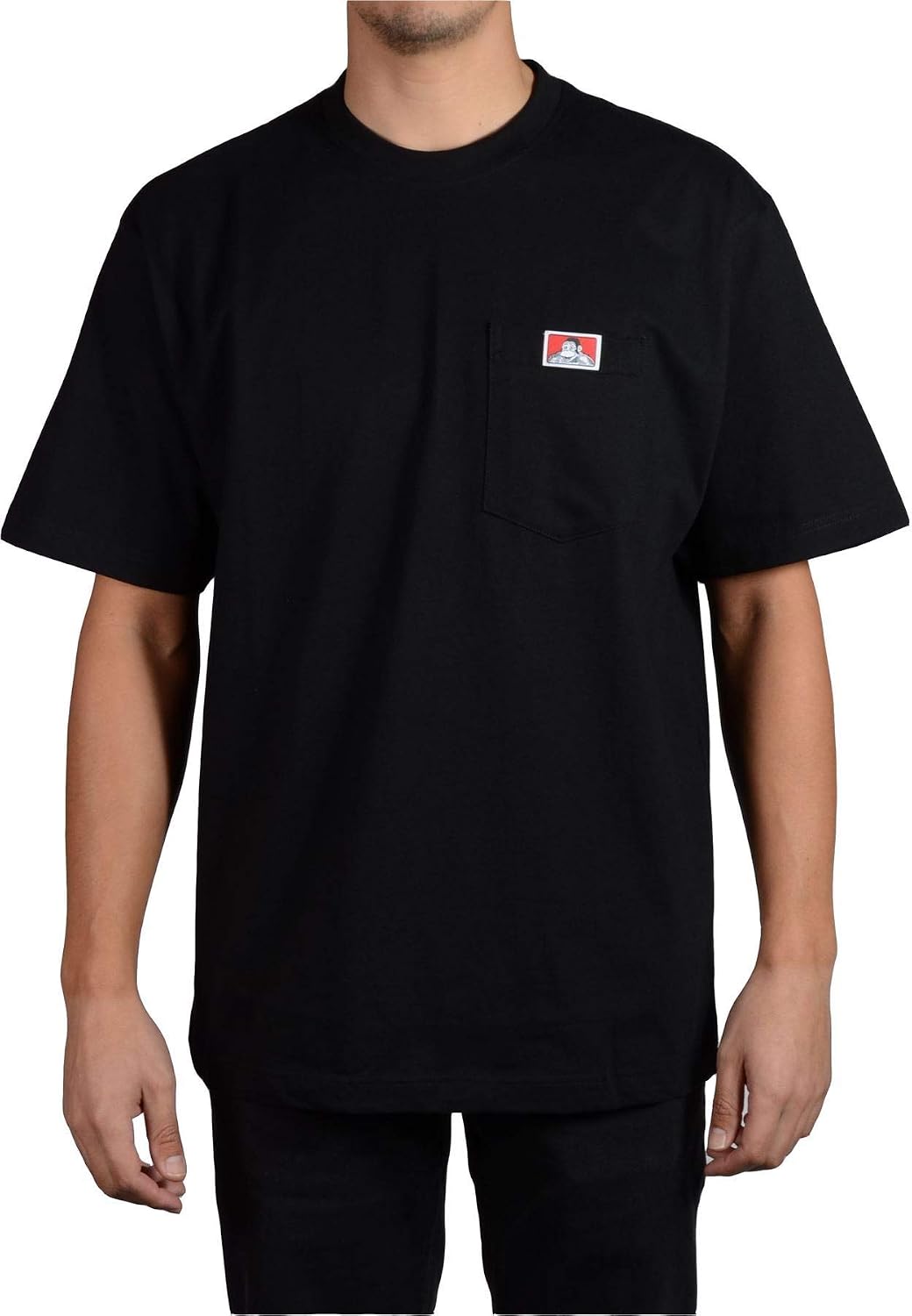 Heavy Duty Short Sleeve Pocket T-Shirt - Black