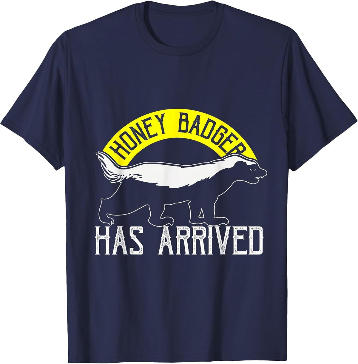 Honey Badger T-Shirt - Navy Blue