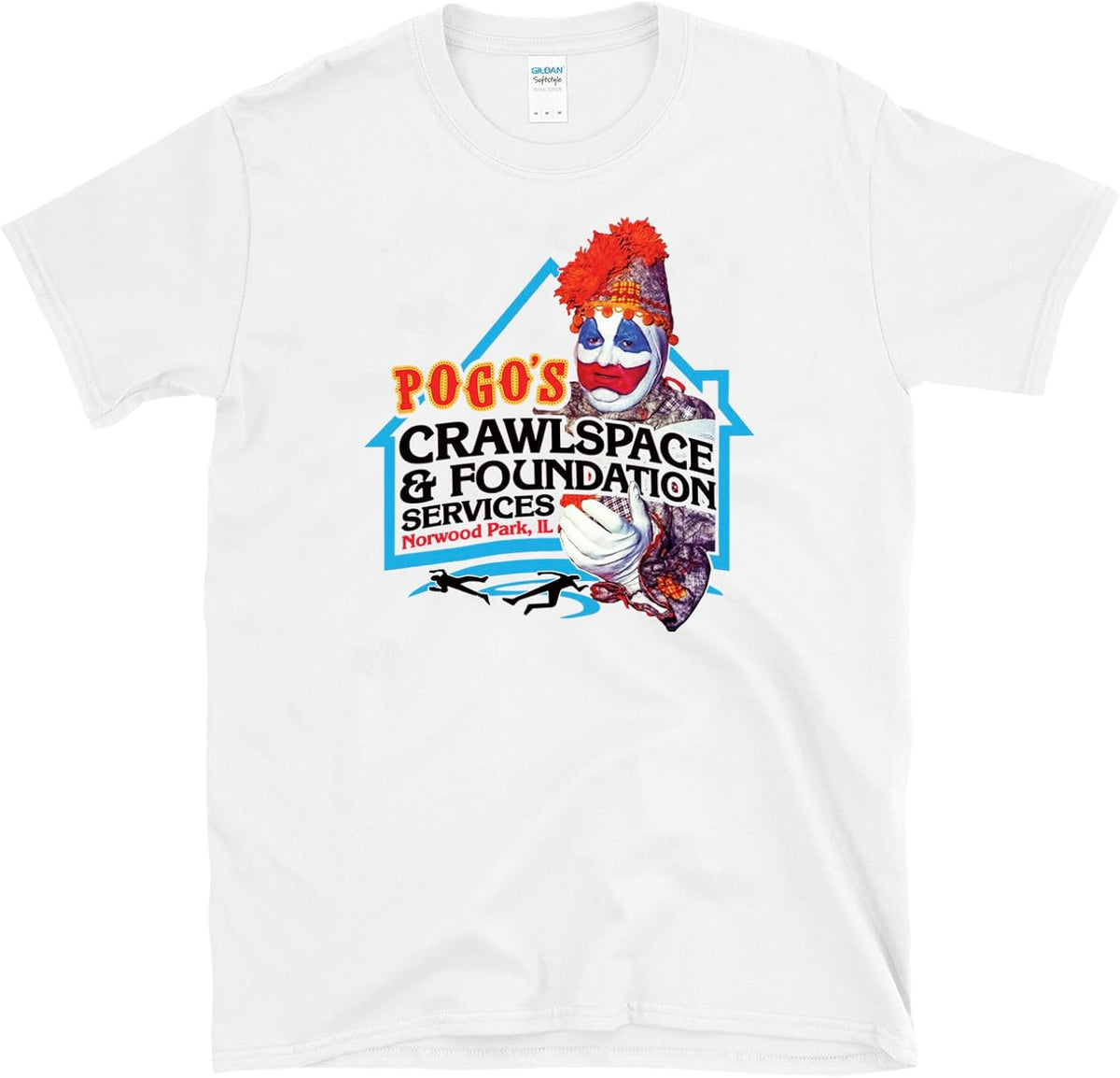 POGO'S Crawlspace & Foundation Services True Crime Fan John gacy T-Shirt - White