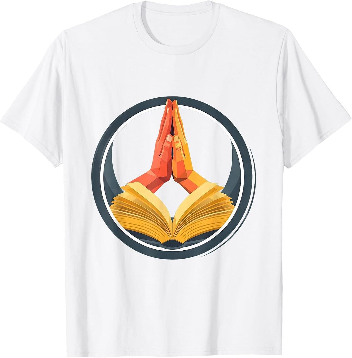 Men's Paraprofessional High Five Graphic Tee T-Shirt - White