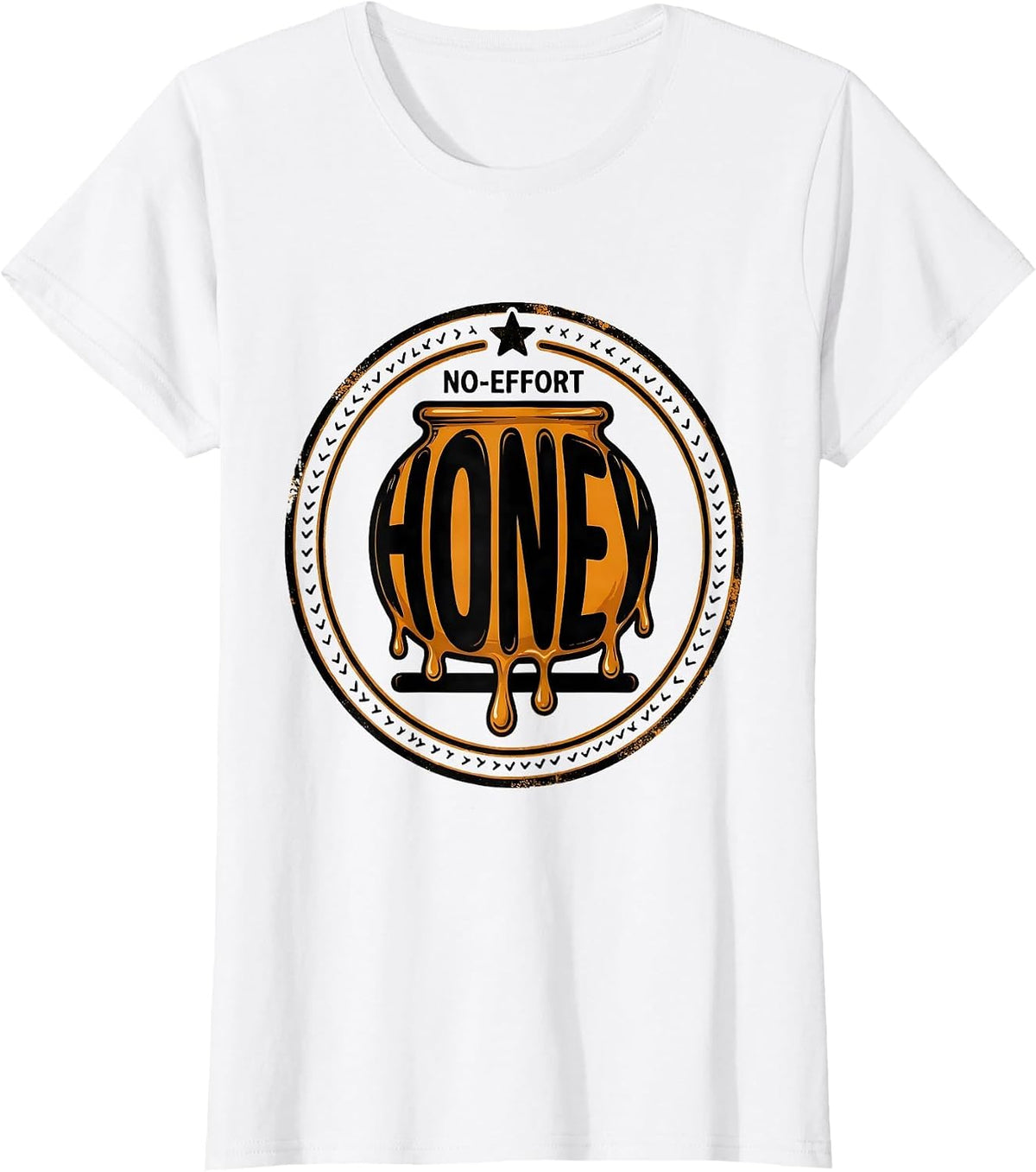 Women's No-Effort Honey Funny Halloween Honeypot Costume Novelty T-Shirt - White