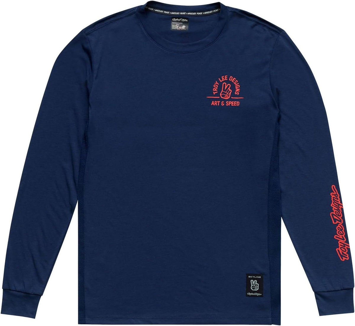 Troy Lee Designs Skyline Ride Long Sleeve Tee - Locals Midnight