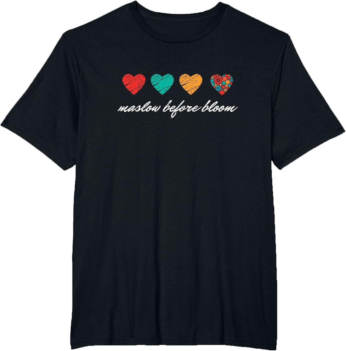 We Have to Maslow Before Blooms SPED Teacher School Retro T-Shirt - Black