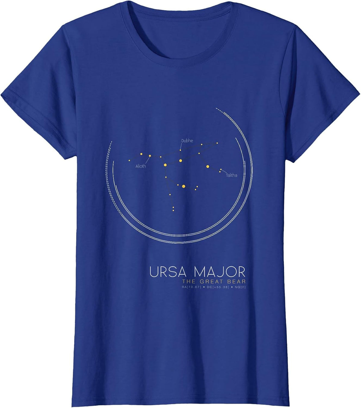 Ursa Major - Constellation T-Shirt for Science Nerds T-Shirt - Royal Blue
