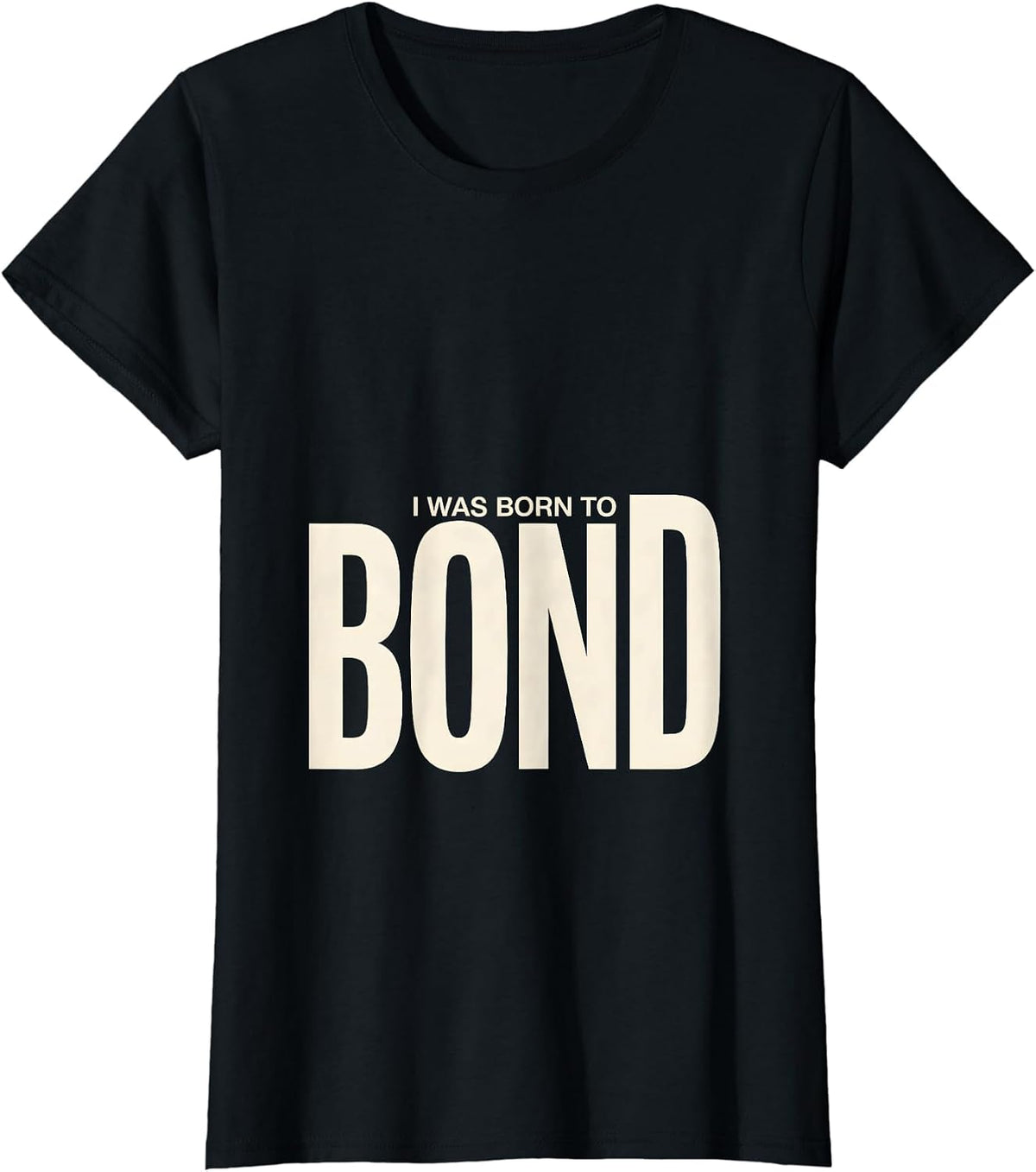 Women's I Was Born To Bond Funny Chemistry Science Teacher Gift T-Shirt - Black