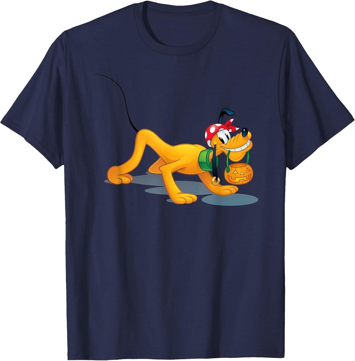 Pluto - Halloween Pirate Trick Or Treat T-Shirt - Navy Blue