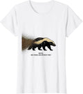Women's Notice: Bee Stings Lose Interest First Funny Honey Badger T-Shirt - White