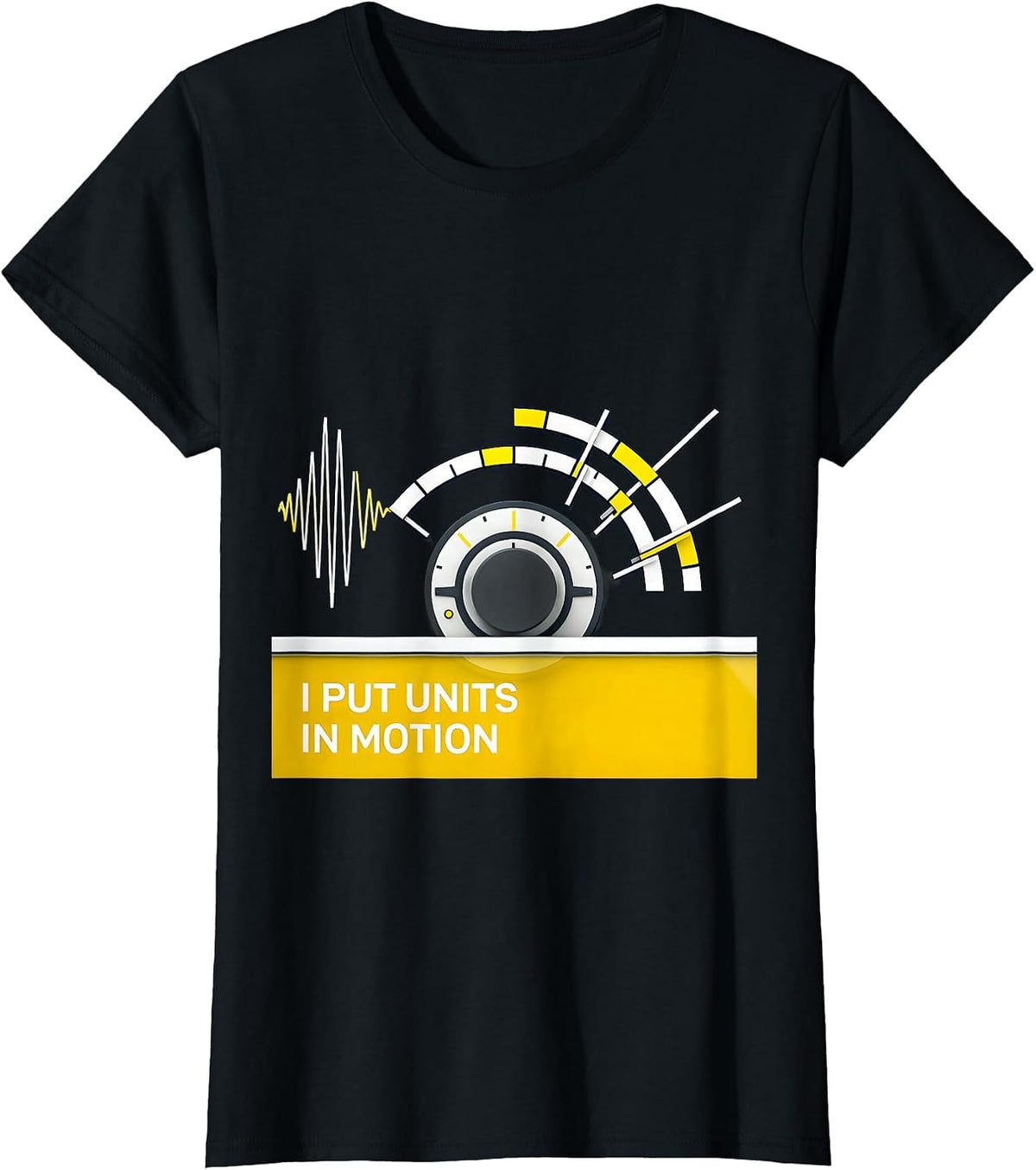 I Put Units In Motion Swiss International 911 Dispatcher T-Shirt - Black