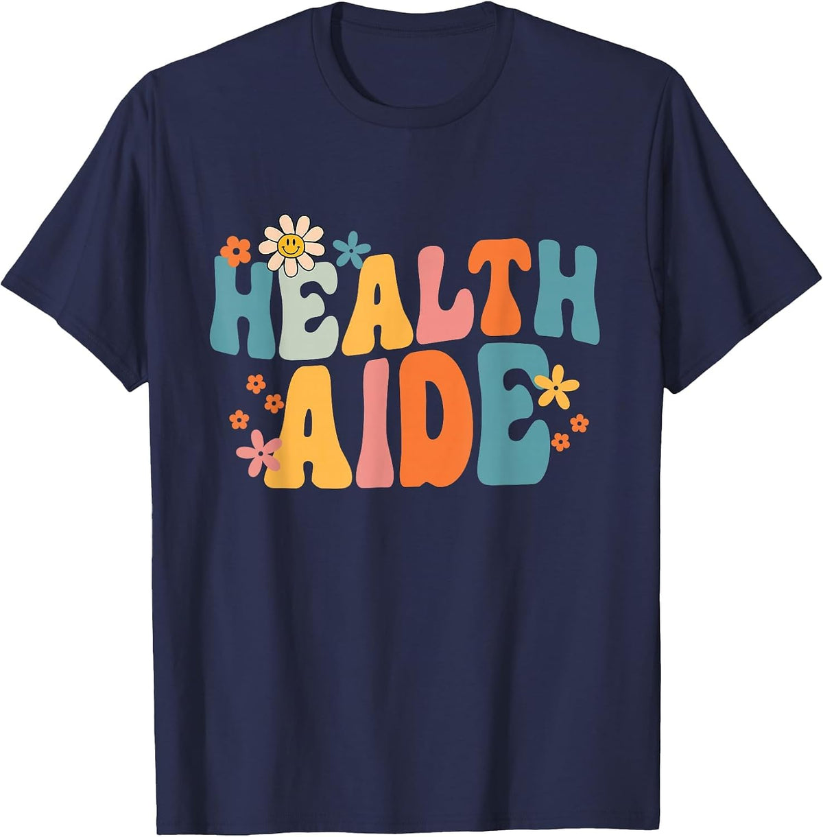 Admin Squad School Assistant Principal Health Aide Squad T-Shirt - Navy Blue