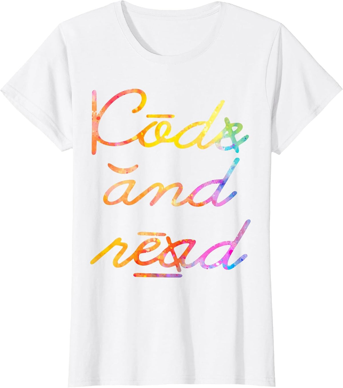 Code and Read Dyslexia Awareness T-Shirt - White