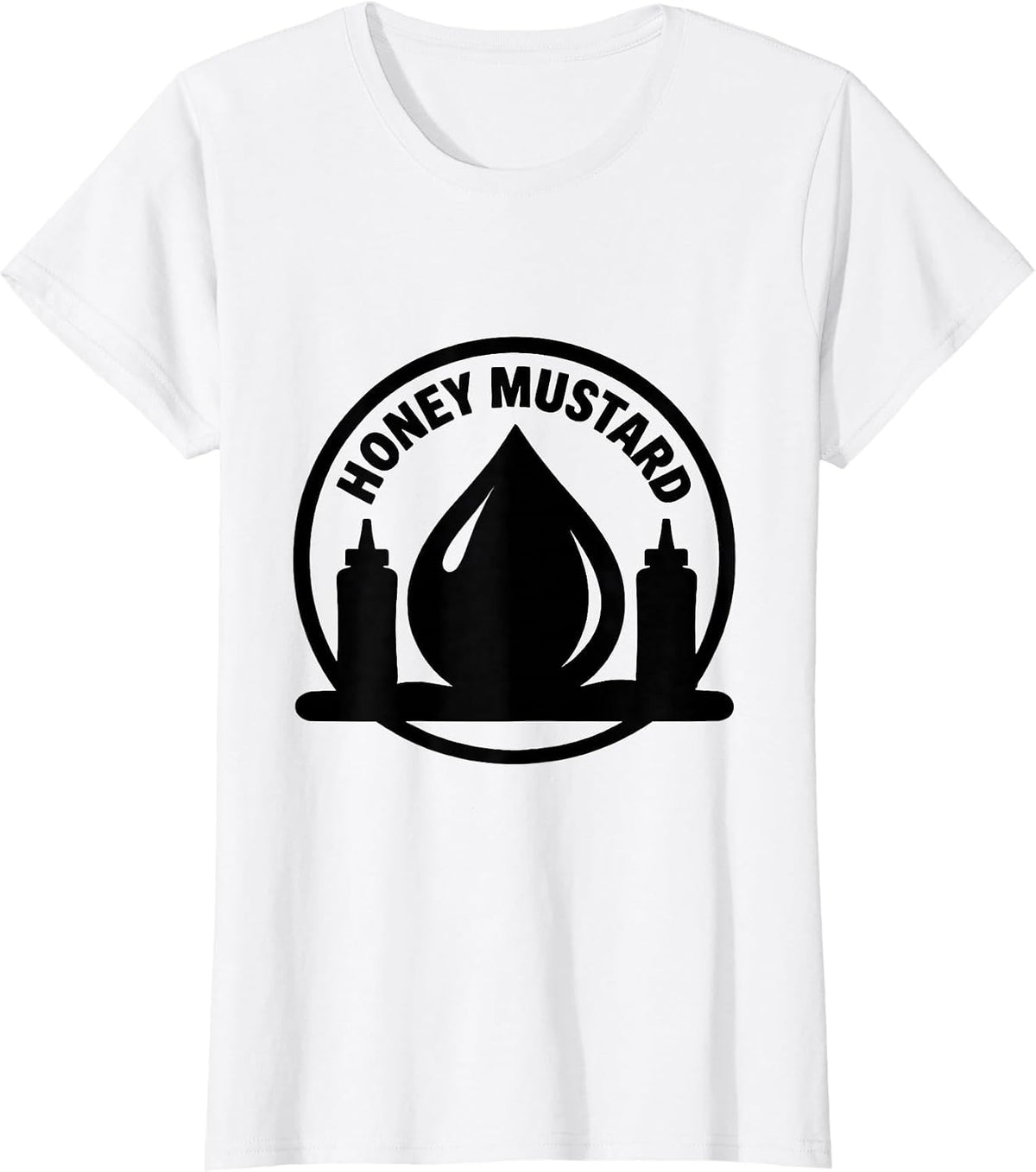 Honey Mustard Halloween Condiment Group Costume Matching T-Shirt - White