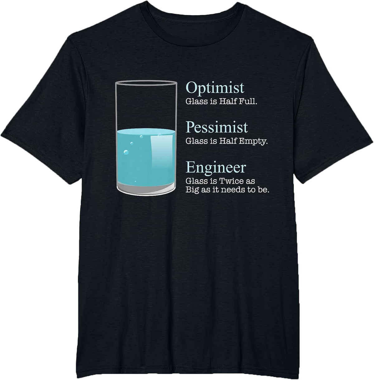 Funny Engineering Mechanical Electrical Civil Engineer Humor T-Shirt - Black