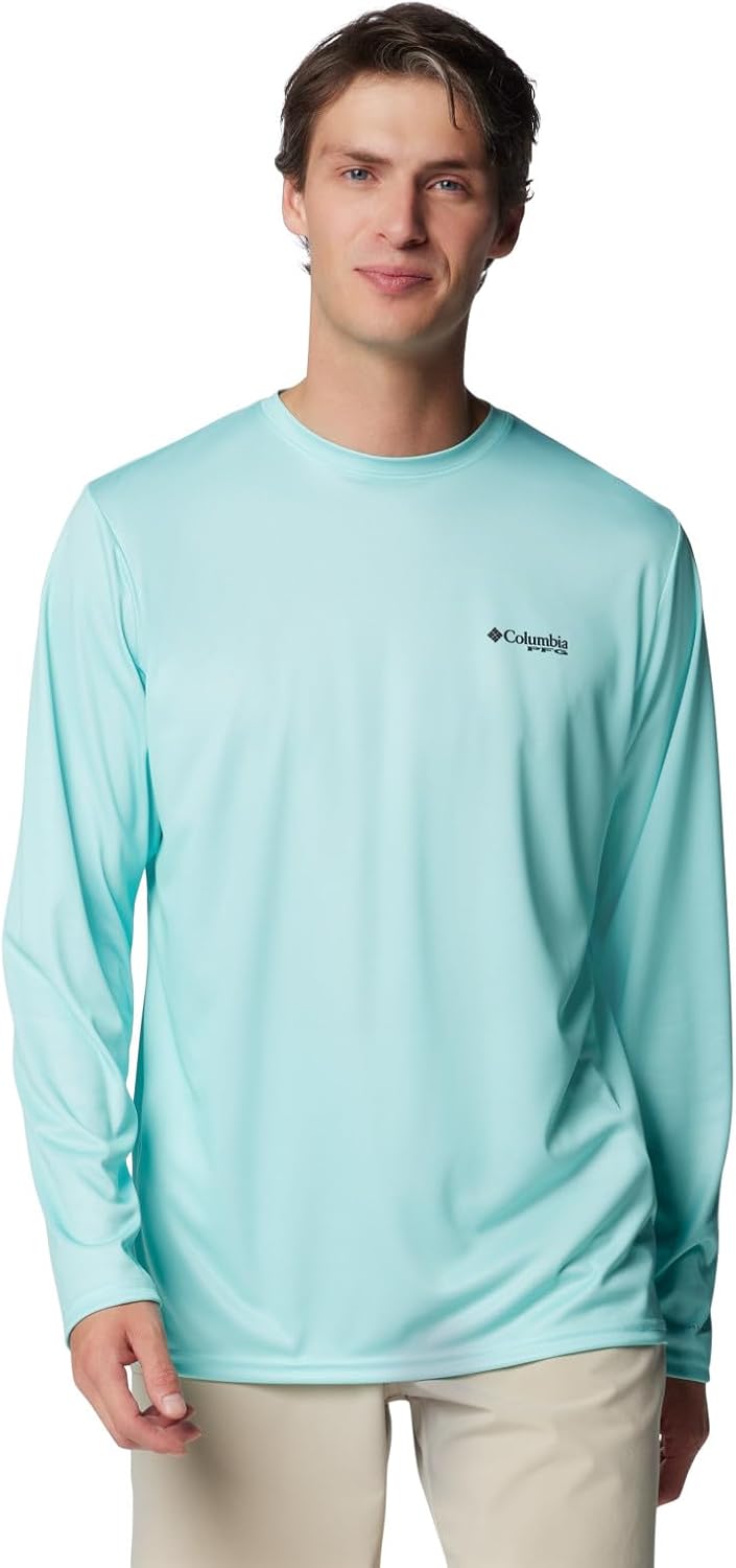 Columbia Men's Terminal Tackle PFG Blackline Long Sleeve - Gulf Stream\/Blackline Tarpon