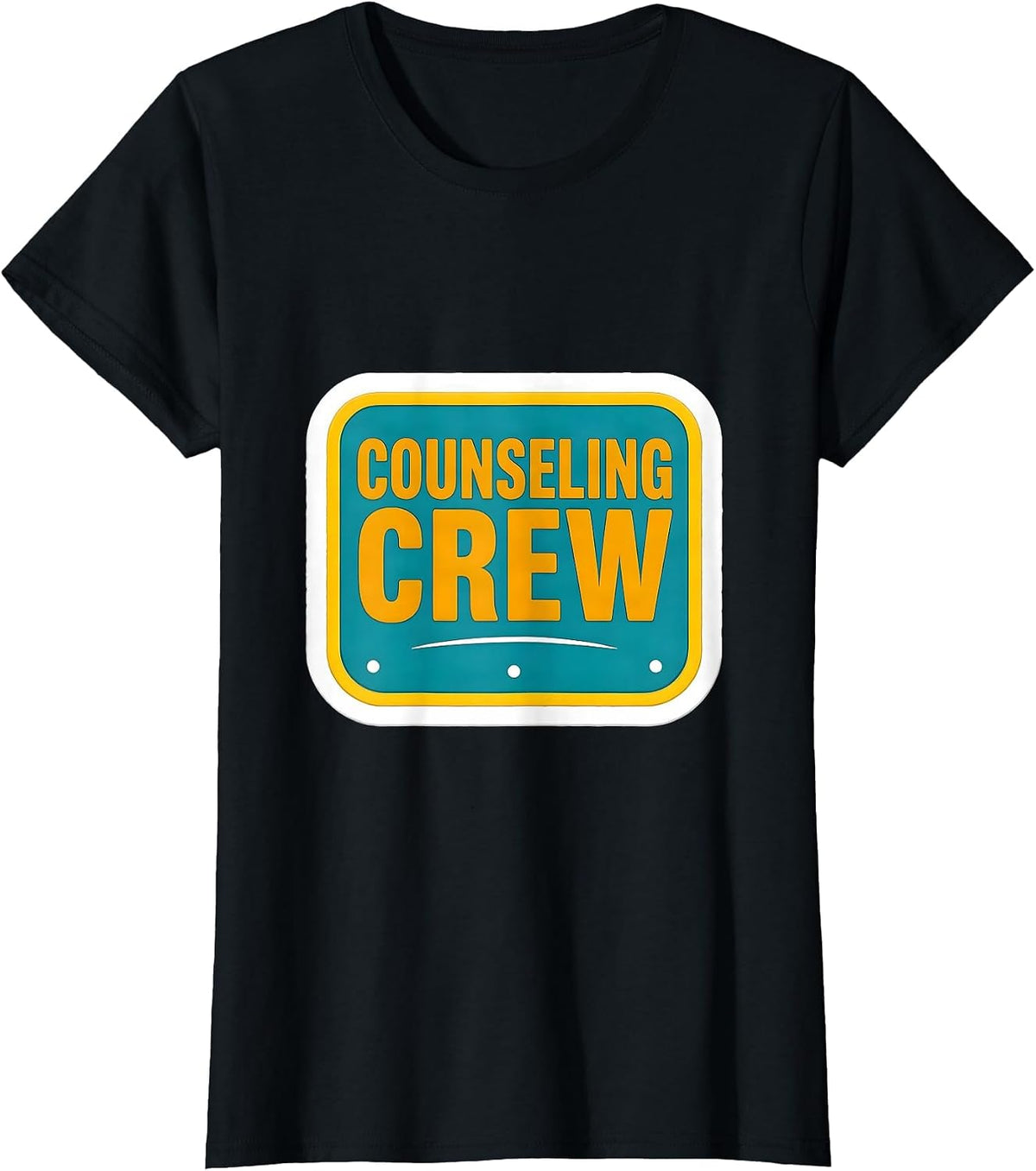 Women's Counseling Crew Warm Humor School Counselor Psychologist T-Shirt - Black