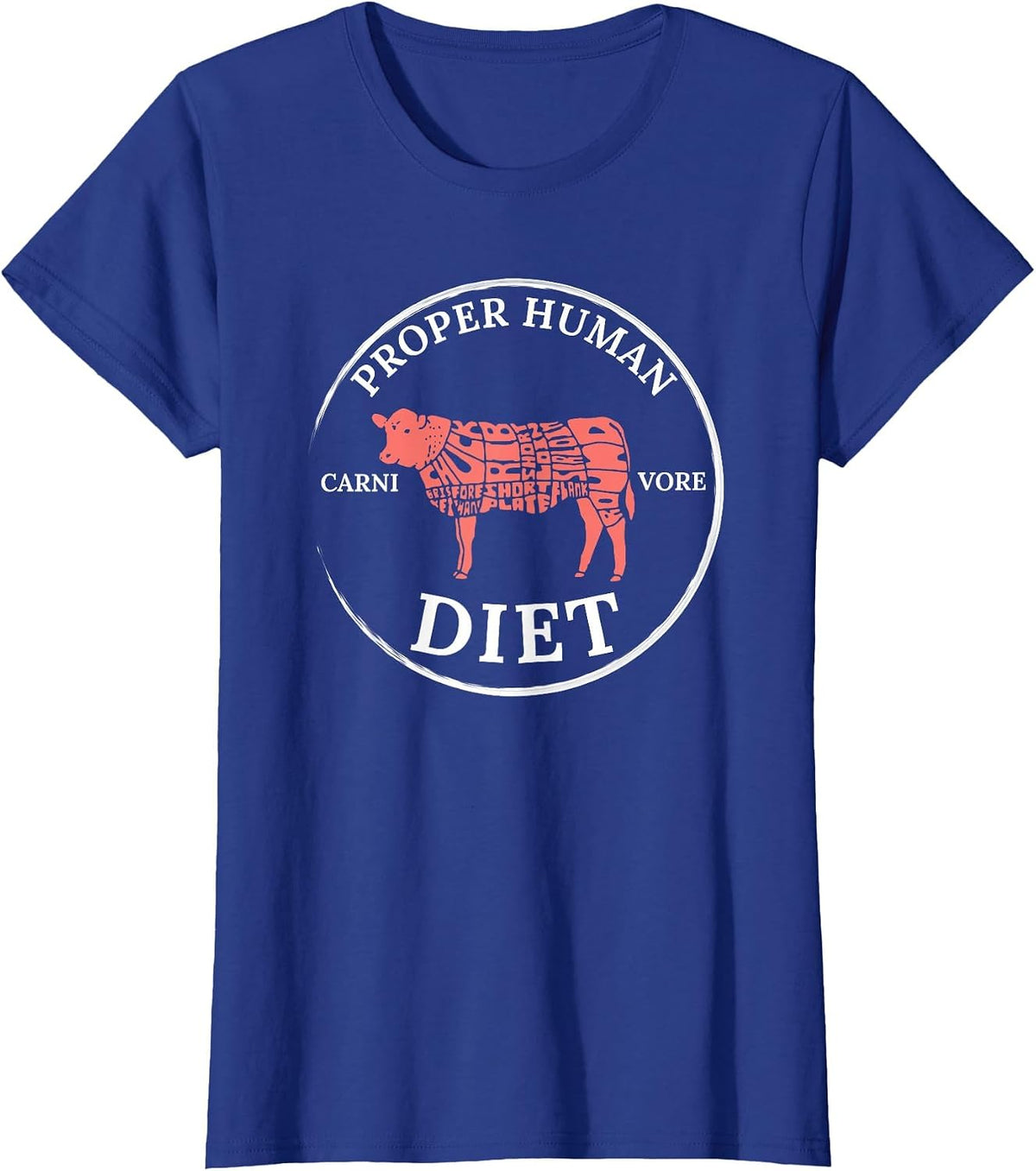 Proper Human Diet 2 T-Shirt - Royal Blue