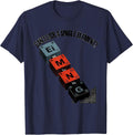 Can I Lick A Single Element Funny Periodic Table Chemistry T-Shirt - Navy Blue