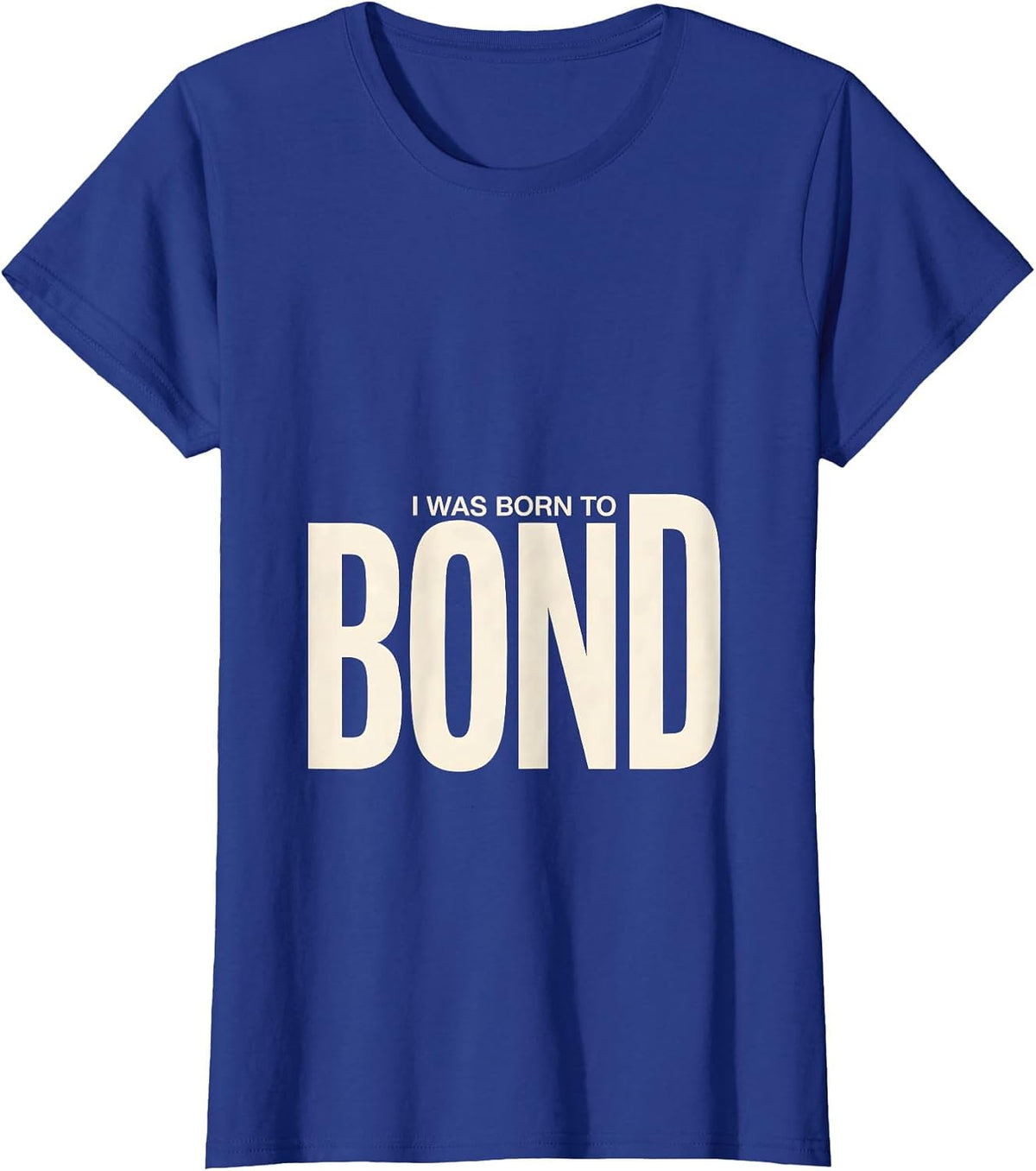 Women's I Was Born To Bond Funny Chemistry Science Teacher Gift T-Shirt - Royal Blue