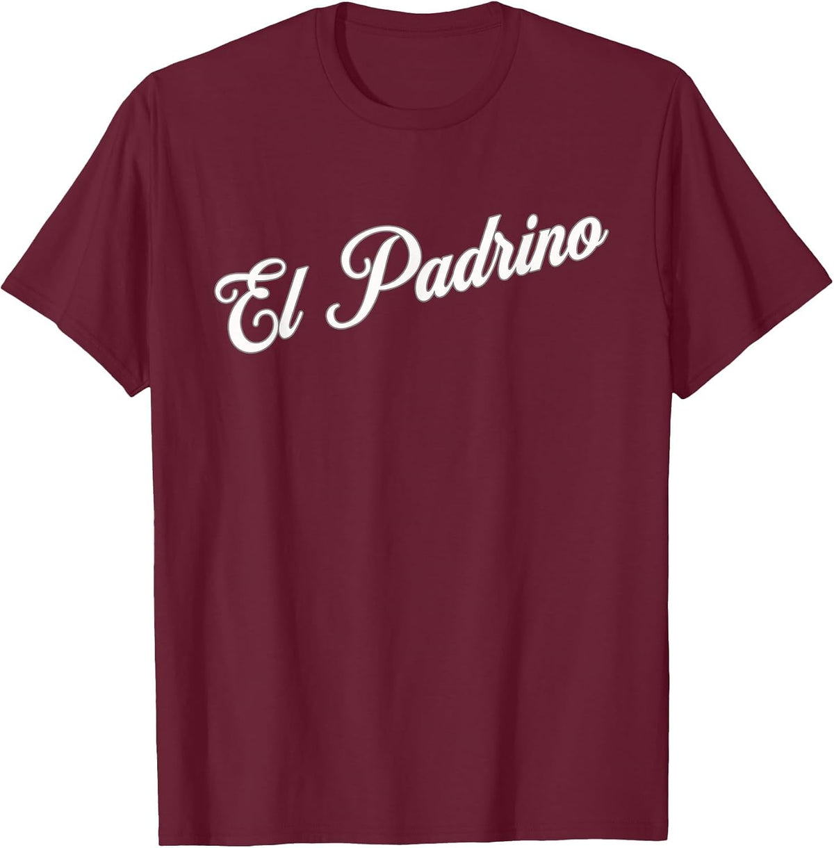 El Padrino, Godfather T-Shirt - Burgundy