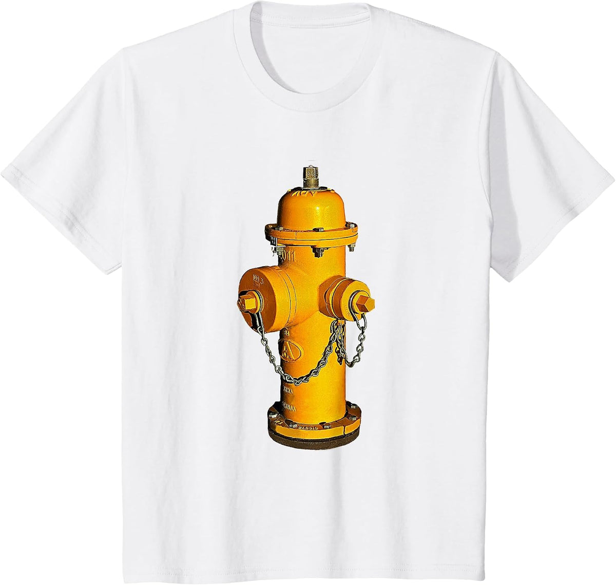 Fire Hydrant Fire Fireman Fighter T-Shirt T-Shirt - White