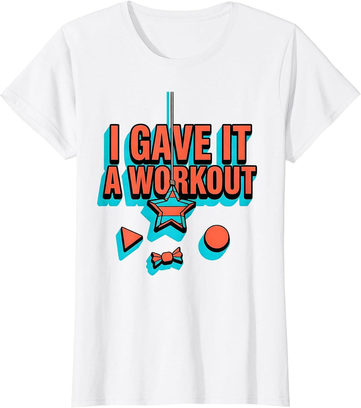 I Gave It A Workout Funny Cinco De Mayo Piñata Party Costume T-Shirt - White